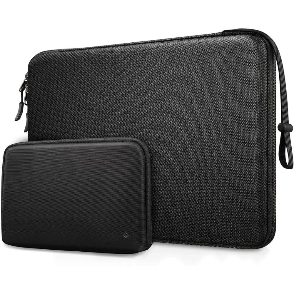 FINPAC Hard Laptop Sleeve with Accessory Pouch Compatible with 15.3 inch MacBook Air