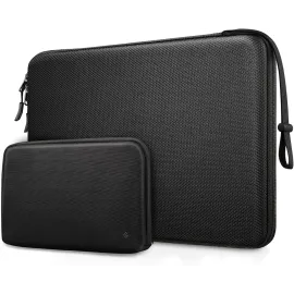 FINPAC Hard Laptop Sleeve with Accessory Pouch Compatible with 15.3 inch MacBook Air