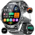 Military Smart Watch for Men - 1.85'' HD Large Screen Smartwatch