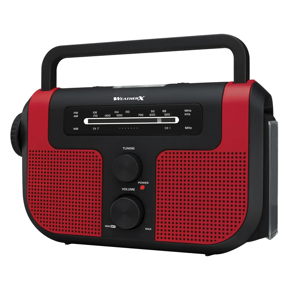 Weatherband AM/FM Radio with Flashlight - Lantern - and Phone Charger
