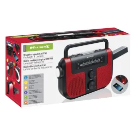 Weatherband AM/FM Radio with Flashlight - Lantern - and Phone Charger