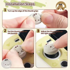 GeekShare 4PCS Thumb Grip Caps for Switch 2