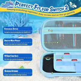 GeekShare Portable Carrying Case Compatible with Switch 2 (2025)