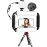 GVM Gimbal Stabilizer Phone Video Light Kit for Smartphone