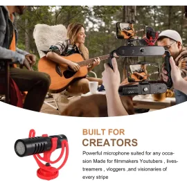 GVM Gimbal Stabilizer Phone Video Light Kit for Smartphone