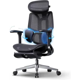 Hbada E3 Air 2026 Ergonomic Office Chair - 3-Zone Lumbar Support