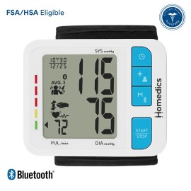Homedics 700 Series Bluetooth Wrist Blood Pressure Monitor