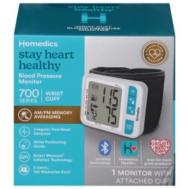 Homedics 700 Series Bluetooth Wrist Blood Pressure Monitor