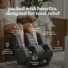 Homedics Deluxe Foot Massager & Calf Massager