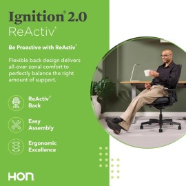 HON Ignition 2.0 ReActiv Ergonomic Office Chair
