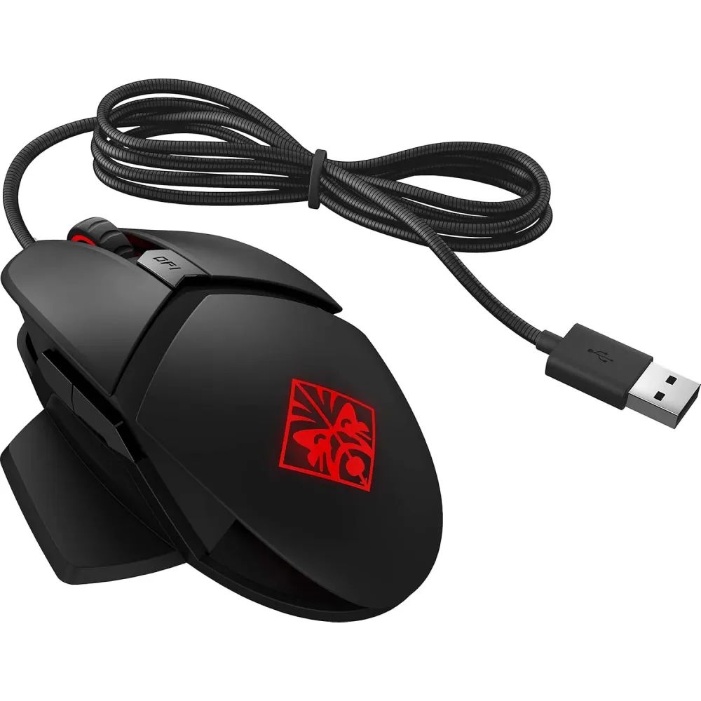 OMEN by HP Wired USB Gaming Reactor Mouse (Black/Red)