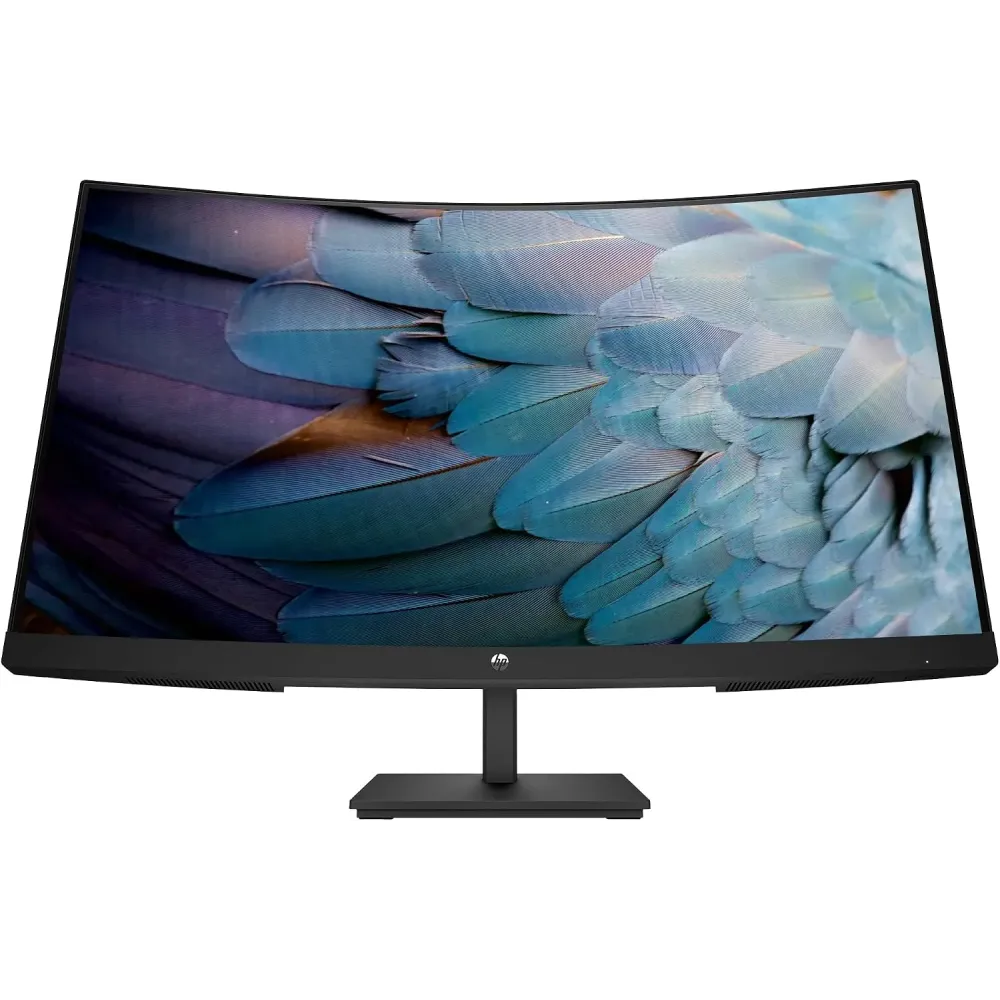 HP V27c G5 27-inch Curved LCD Monitor - Black (65P60AA#ABA)