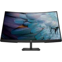 HP V27c G5 27-inch Curved LCD Monitor - Black (65P60AA#ABA)