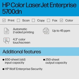 HP Color LaserJet Enterprise 5700dn Printer