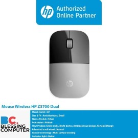 HP Z3700 Dual Mode Wireless Mouse (Silver)