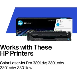 HP 218A Cyan Toner Cartridge