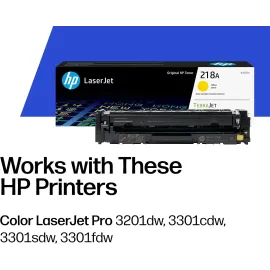 HP 218A Yellow Toner Cartridge