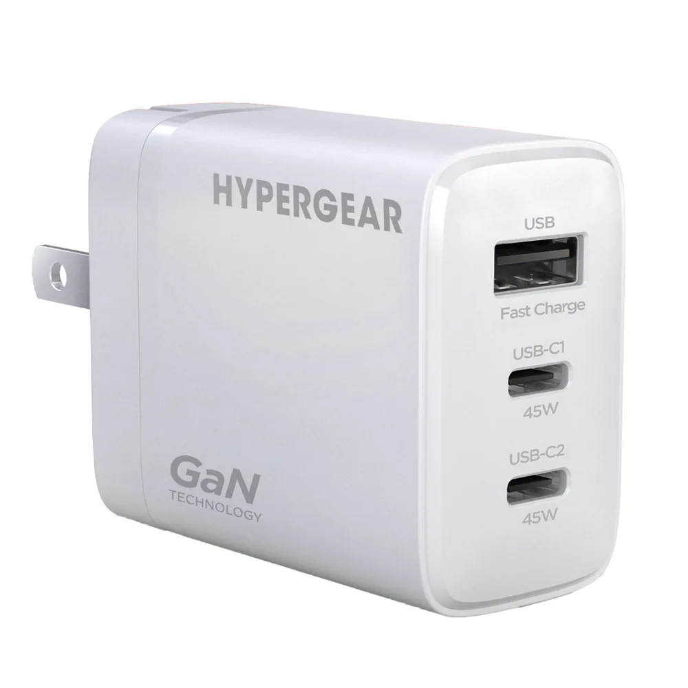 HyperGear USB C Charger Block and Cable - 45W GaN Charger
