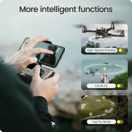 Holy Stone HS440 Foldable FPV Drone with 1080P WiFi Camera for Adult Beginners and Kids; Voice