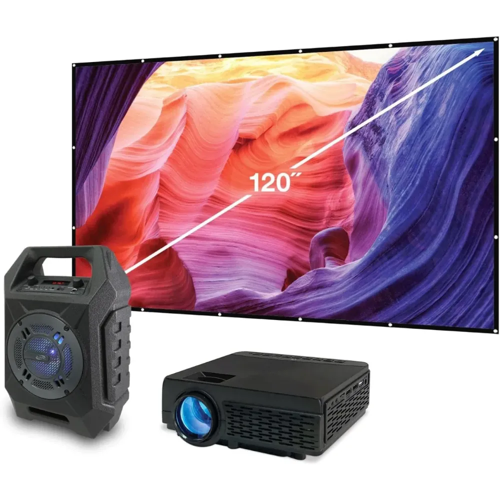 iLive THE2021BDL Pop-up Movie Theater Kit