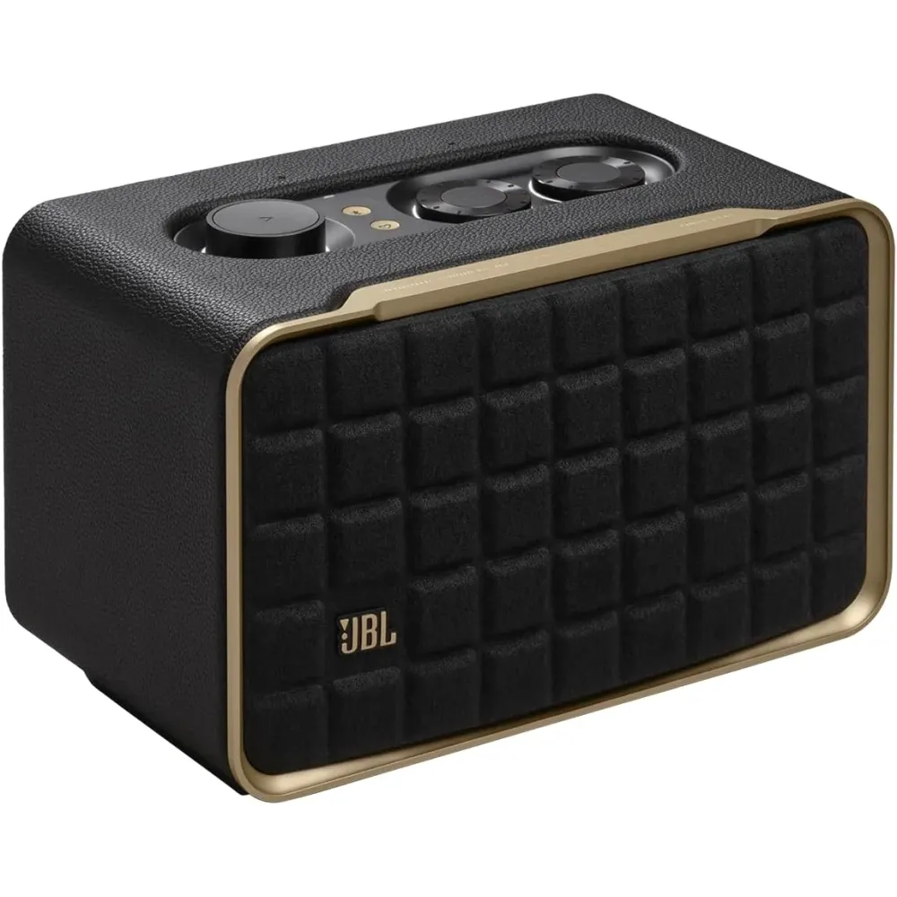 JBL Authentics 200 - Retro Style Smart Home Speaker with Built in Wi-Fi