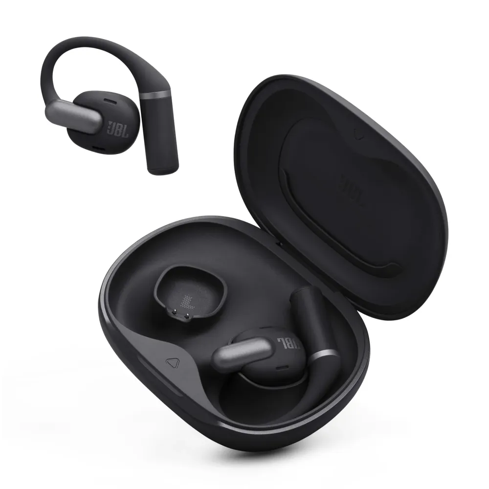 JBL Sense Pro - True Wireless Open-Ear Headphones with Hi-Res Audio (Black)