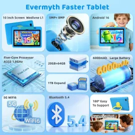 2026 Upgraded Android 16 Kids Tablet