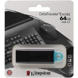 Kingston DataTraveler Exodia 64GB USB 3.2 Flash Drive
