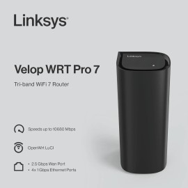 Linksys Velop WRT Pro 7: OpenWrt LuCI Tri-Band Router