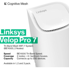 Linksys Velop Pro 7 WiFi Mesh System