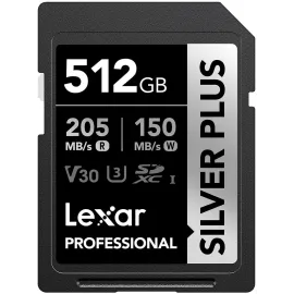 Lexar Silver Plus 512 GB SDXC Memory Card