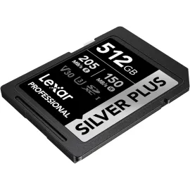 Lexar Silver Plus 512 GB SDXC Memory Card