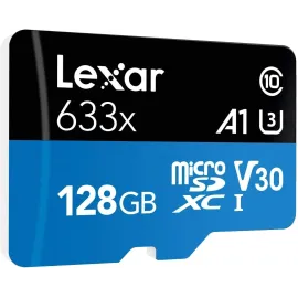 Lexar High Performance 633x 128 GB microSD/microSDXC UHS-I Card [Eco-Friendly Packaging]
