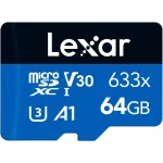 Lexar 633x 64 GB Micro SD Card - microSDXC UHS-I Card W/O SD Adapter
