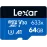 Lexar 633x 64 GB Micro SD Card - microSDXC UHS-I Card W/O SD Adapter