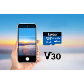 Lexar 633x 64 GB Micro SD Card - microSDXC UHS-I Card W/O SD Adapter