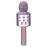 Crayola CKM150 Combo Bluetooth Karaoke Handheld Mic and 5-Watt Speaker, FM/USB/microSD, Aux In/Out, Vocal FX, up to 2 Hours Play Time (Pink)