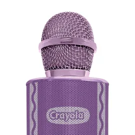 Crayola CKM150 Combo Bluetooth Karaoke Handheld Mic and 5-Watt Speaker, FM/USB/microSD, Aux In/Out, Vocal FX, up to 2 Hours Play Time (Pink)