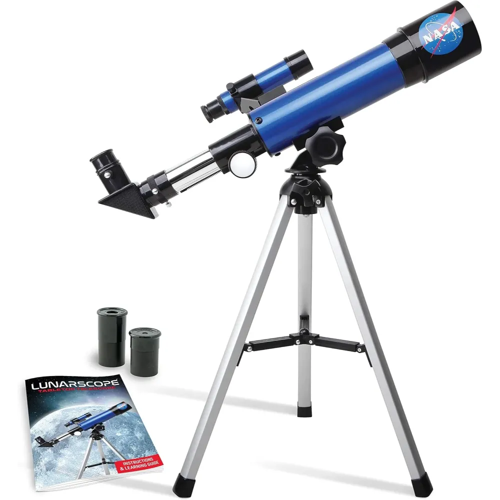 NASA Lunar Telescope for Kids Ages 8-12 with Tripod and Finder Scope