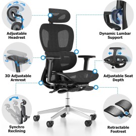 PatioMage Ergonomic Office Chair