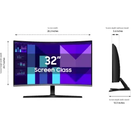 Samsung 32 in S3 (S39GD) Series FHD 100Hz Curved Monitor