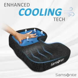 Samsonite Gel Infused Seat Cushion – Ergonomic Cushion for Office Chair