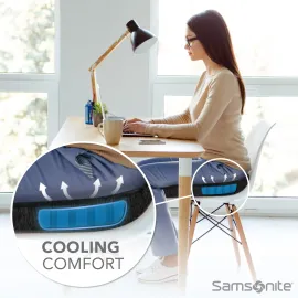 Samsonite Gel Infused Seat Cushion – Ergonomic Cushion for Office Chair