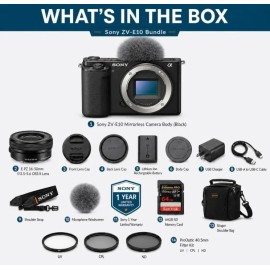 Sony ZV-E10 APS-C Mirrorless Vlogging Camera Kit