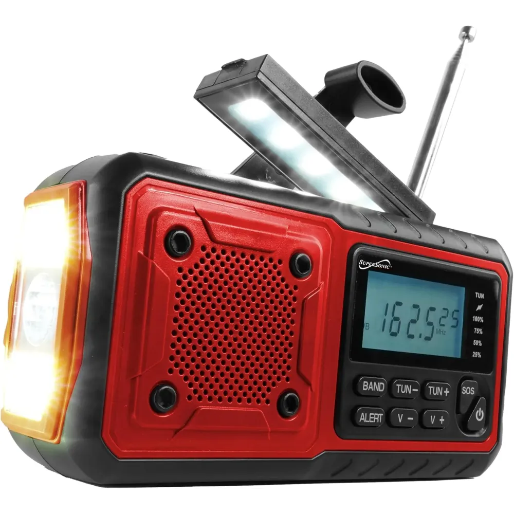 Supersonic SC-1078ERN Guardian Multi-Powered Emergency Radio