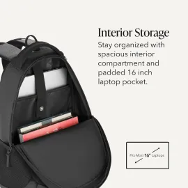 SWISSGEAR Cecil Laptop Backpack - Fits Most 16-Inch Laptops
