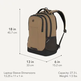 SWISSGEAR Cecil 18-Inch Laptop Backpack Fits 16-Inch Laptop