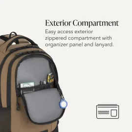 SWISSGEAR Cecil 18-Inch Laptop Backpack Fits 16-Inch Laptop