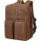 TIDING Brown Full Grain Leather 17.3 in Laptop Travel Backpack for Men