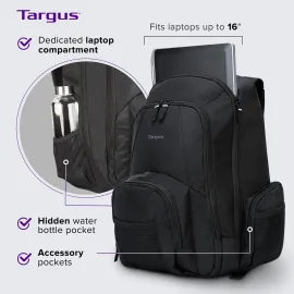 Targus 16 in Groove Laptop Backpack - Black
